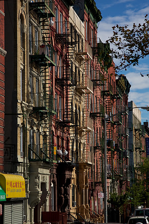 Fire escape row