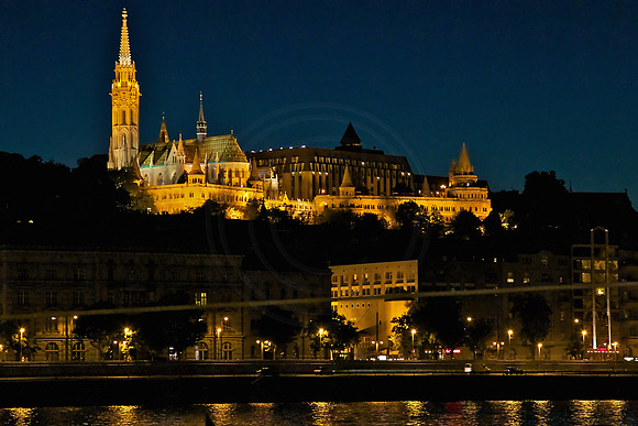 Matthias church by night