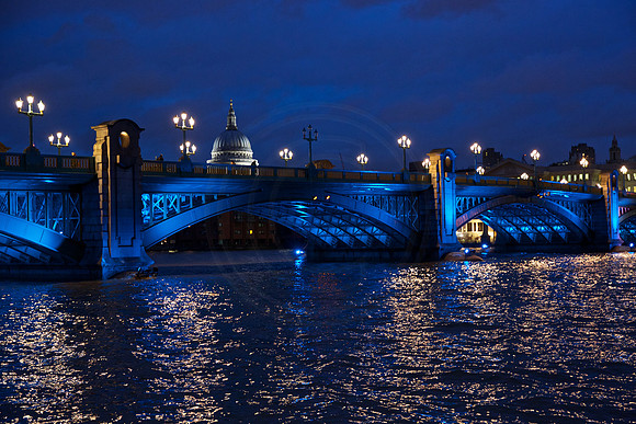 Blue bridge